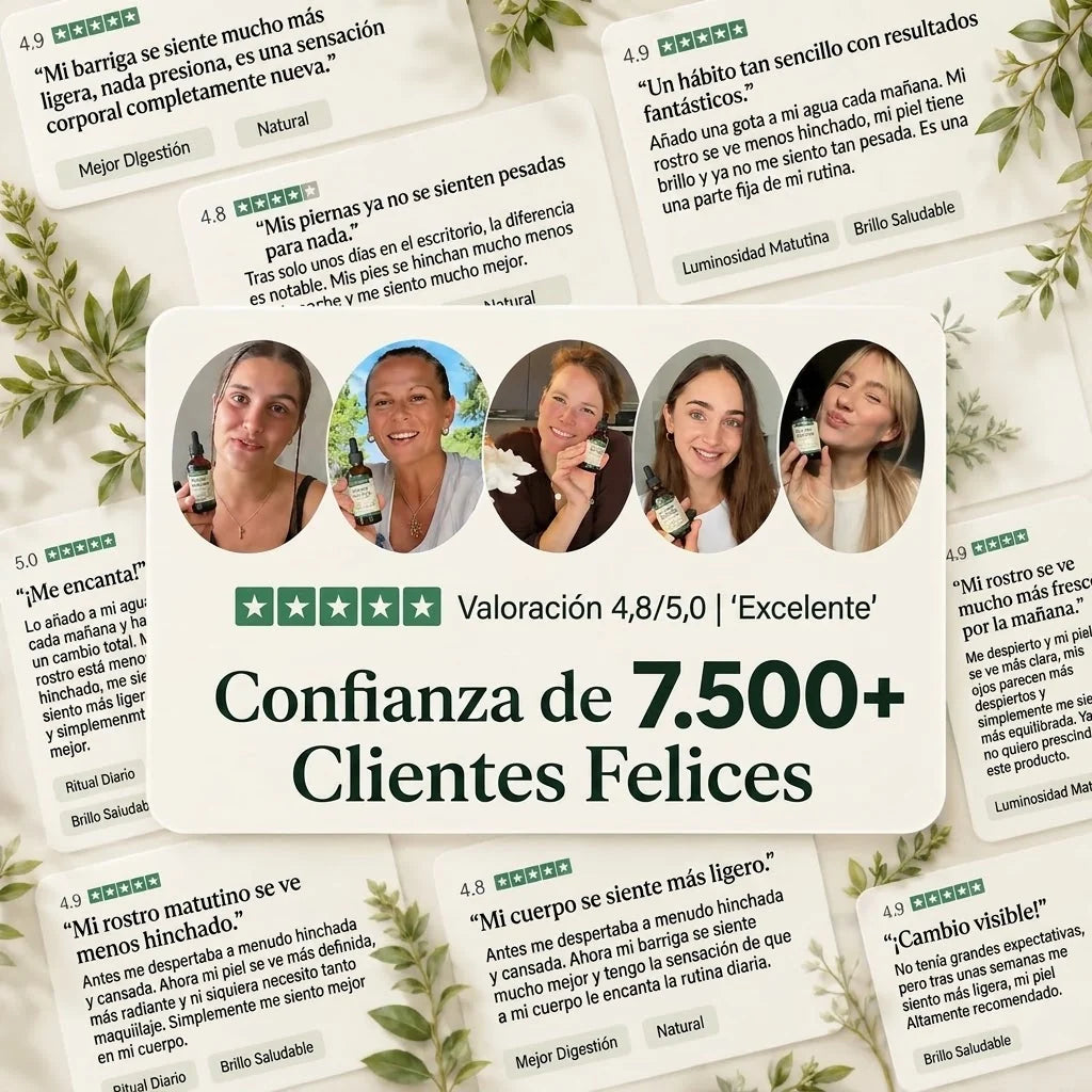 Gotas de apoyo para sentirte más liviana, activa y desinflamada