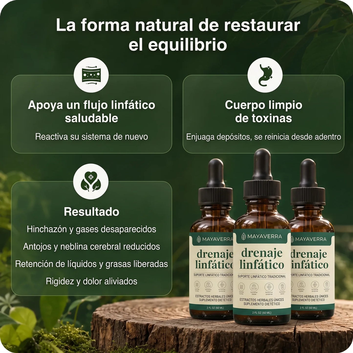 Gotas de apoyo para sentirte más liviana, activa y desinflamada