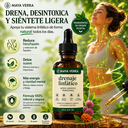 Gotas de apoyo para sentirte más liviana, activa y desinflamada